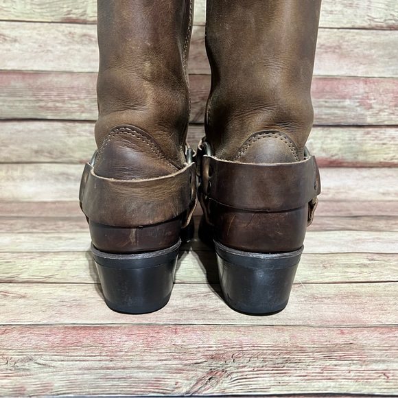 Frye Brown Leather 12R Harness - Picture 10 of 11